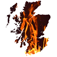 Map Of Scotland On Fire